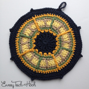 North by Northwest Potholder by Polly Plum